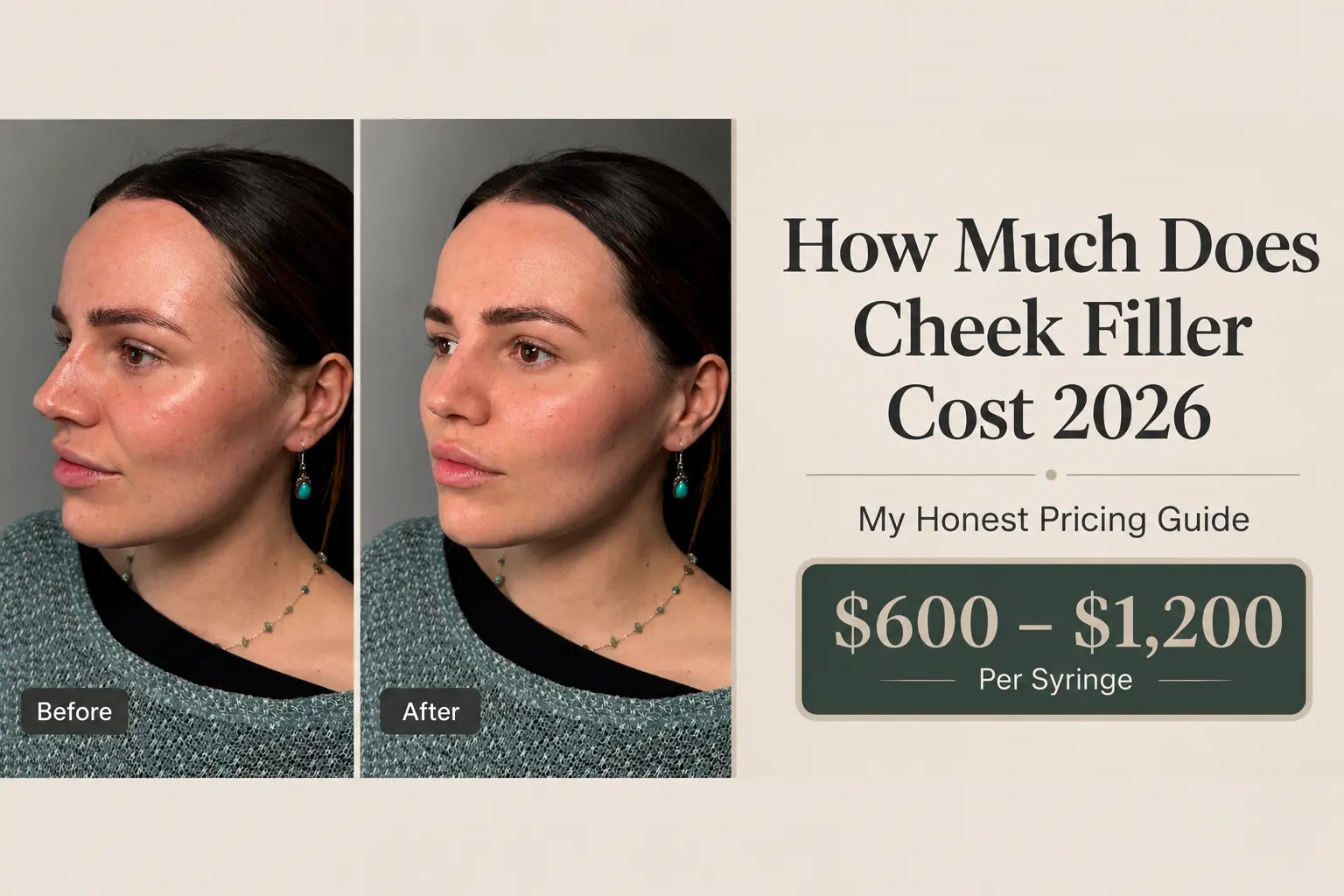 How Much Does Cheek Filler Cost 2026 (Update): Average Prices, Factors